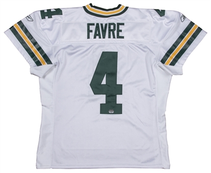 2001 Brett Favre Game Used Green Bay Packers Road Jersey (Equipment Manager LOA)